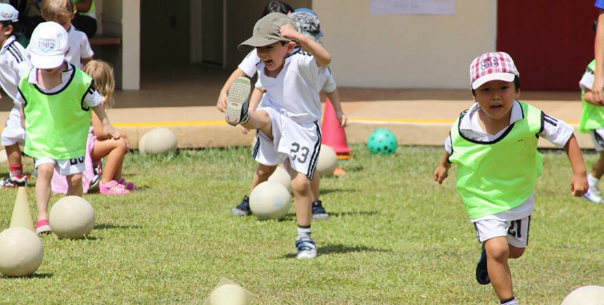 Outdoor play in the campus Center Field - Soccer soccer
